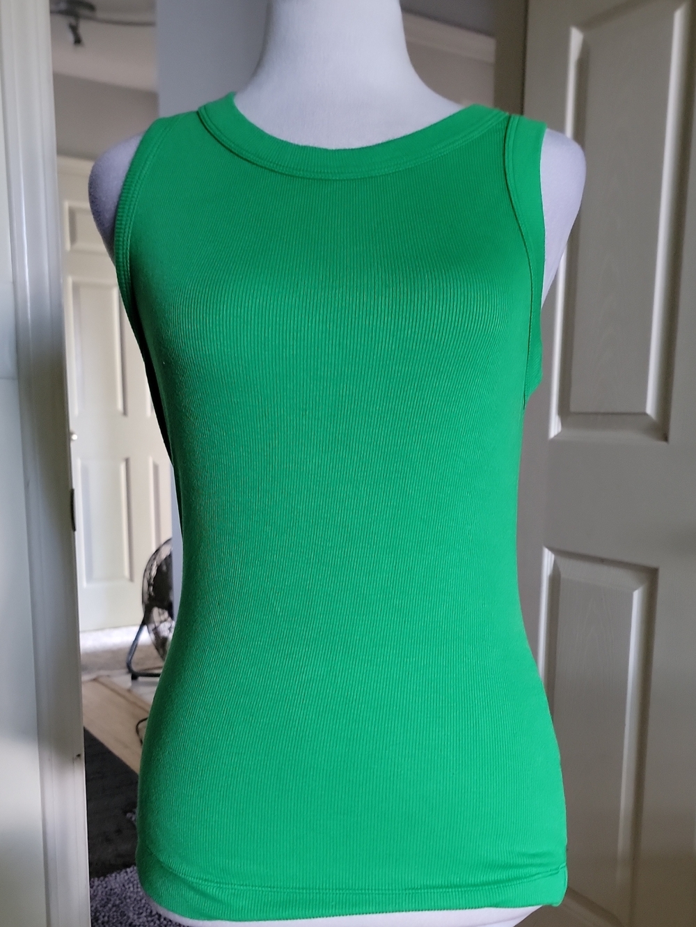 Michael Stars Bright Green Ribbed Tank - Women